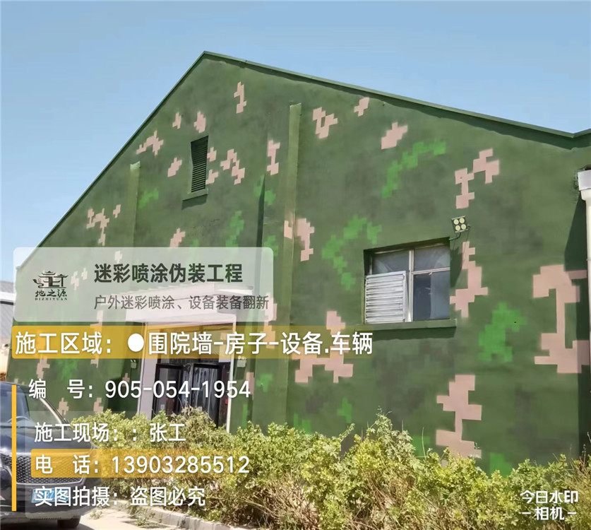 蓟州外墙数码迷彩漆施工报价清单（100㎡标准墙面测算）
